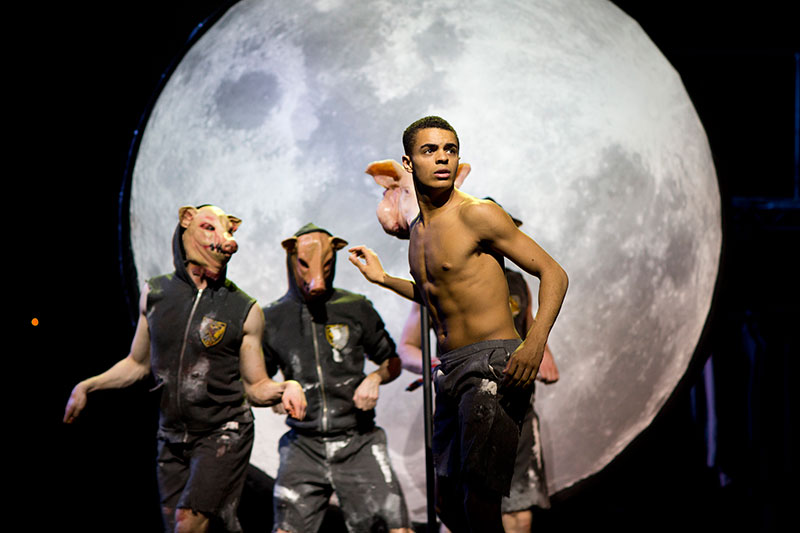 Layton Williams as Simon in Matthew Bourne's Lord of the Flies