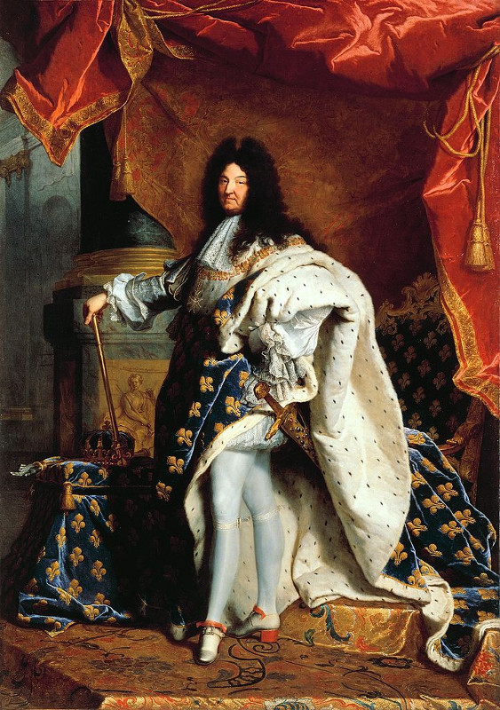 Louis XIV of France by Hyacinthe Rigaud (1701)