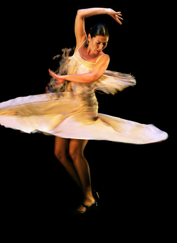 Sara Baras in Voces at the Sadler's Wells Flamenco Festival. Photo by Laurie Lewis.