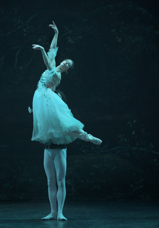 Alina Cojocaru and Isaac Hernández in Mary Skeaping's Giselle, English National Ballet. Photo by Laurent Liotardo.