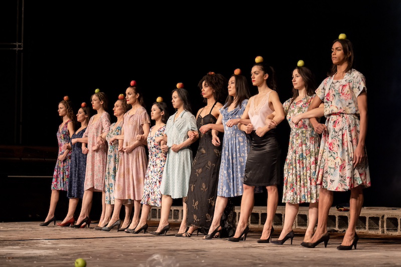 Members of the Pina Bausch company in Palermo, Palermo