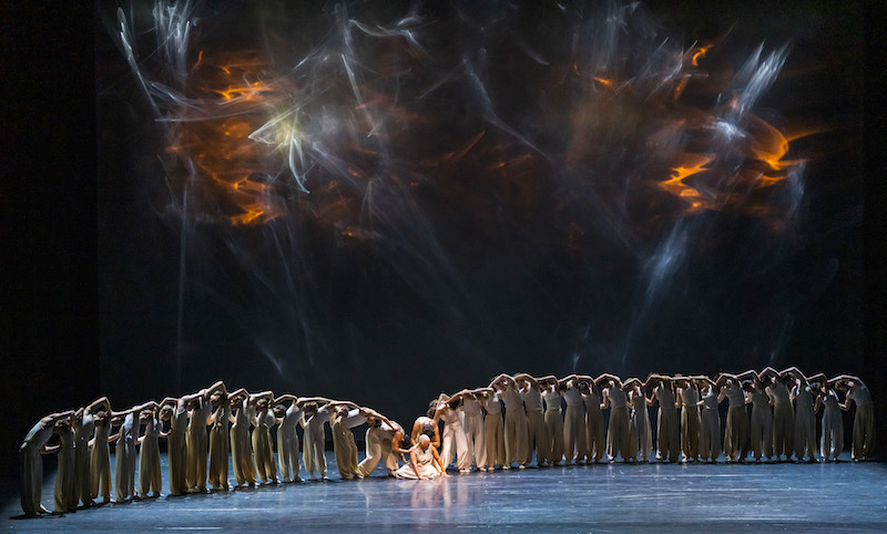 Members of the Royal Ballet with Isidora Barbara Joseph