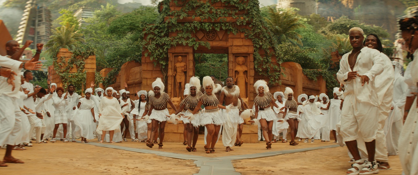 Funeral dance in Black Panther: Wakanda Forever