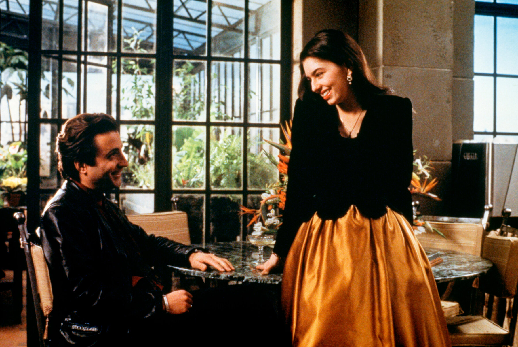Andy Garcia and Sofia Coppola in The Godfather Coda