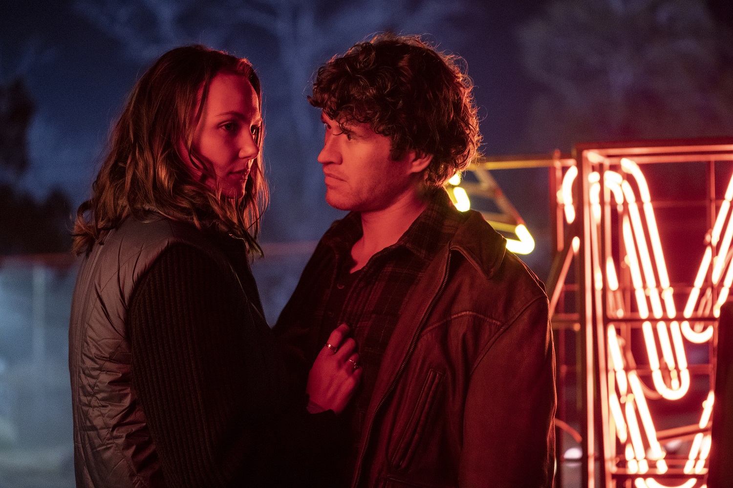 Allyson (Andi Matichak) and Corey (Rohan Campbell) in Halloween Ends