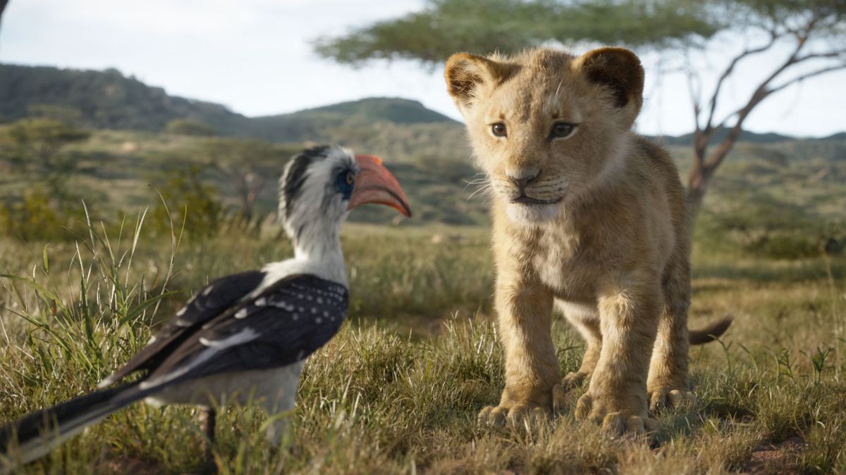 Zazu and Simba in The Lion King