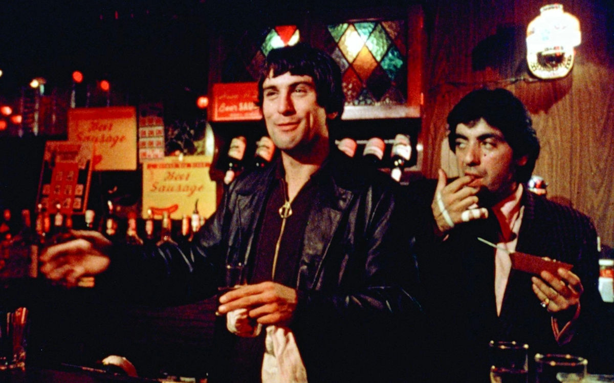 Robert De Nirao and David Proval in Mean Streets