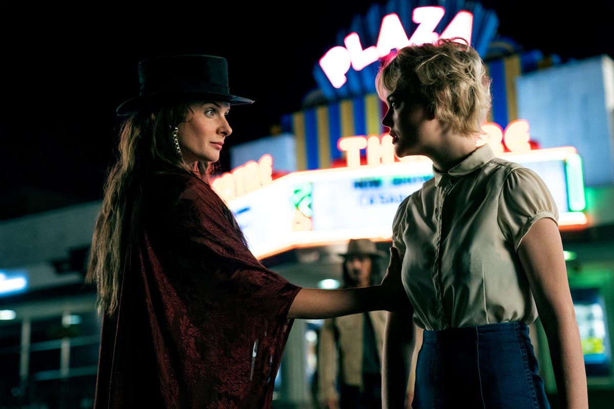 Rose the Hat (Rebecca Ferguson) and Snakebite Andi (Emily Alyn Lind) in Doctor Sleep