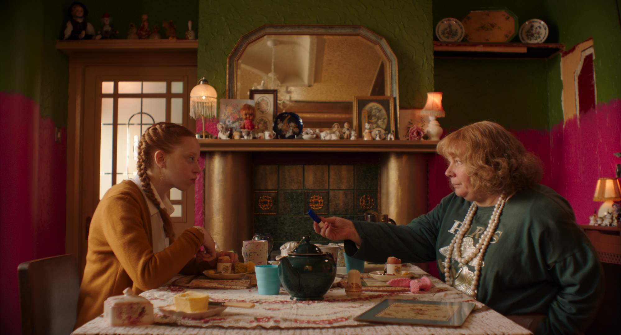 Joanna Scanlan and Lily Newman in Pin Cushion