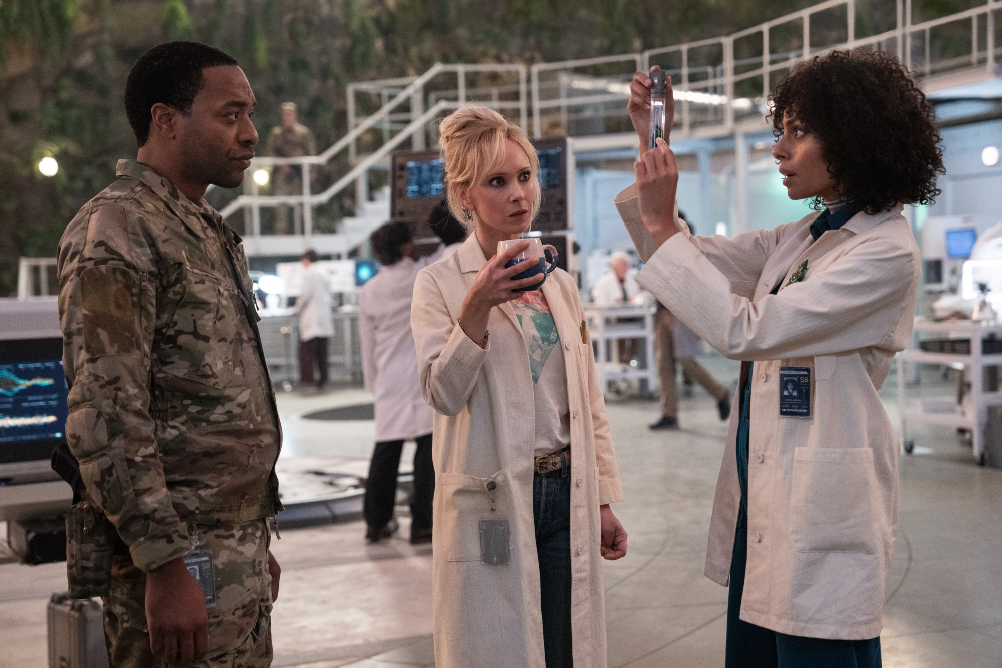 Chiwetel Ejiofor and Juno Temple in Venom: The Last Dance