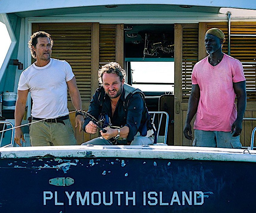 Matthew McConaughey, Jason Clarke & Djimon Hounsou in Serenity