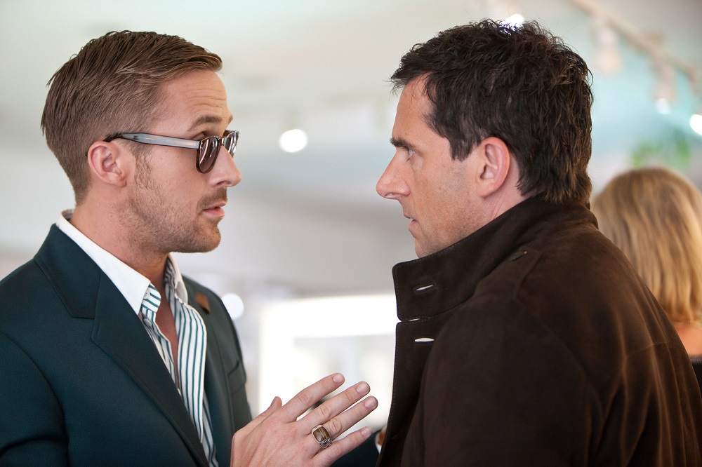 Ryan Gosling and Steve Carell in Crazy, Stupid, Love