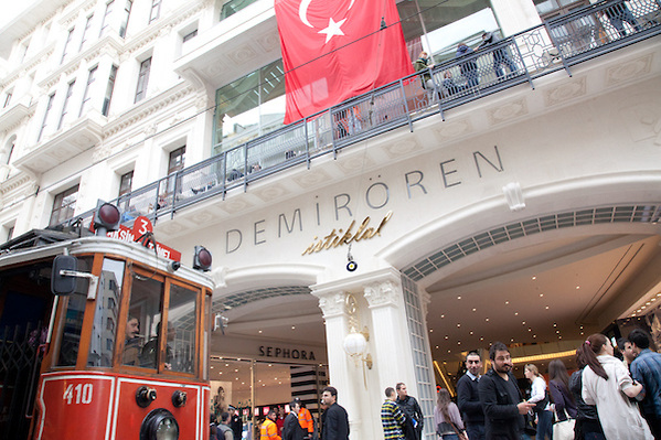 The Demiroren shopping mall Istanbul