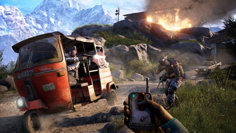Far Cry 4 - freeroaming first person shooter