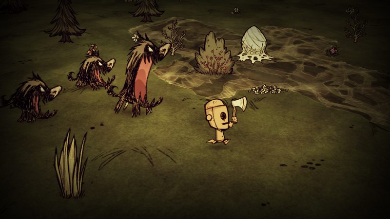 Don't Starve - Minecraft-style crafting and survival