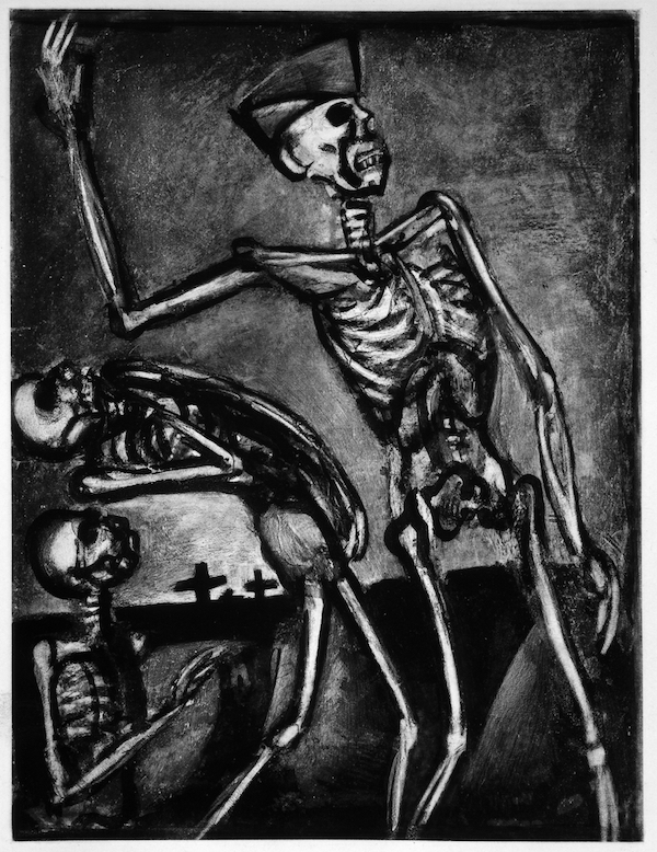 Georges Rouault, "Arise, you dead!" (War, plate 54), 1922-27 © ADAGCP, Paris and DACS, London 2018