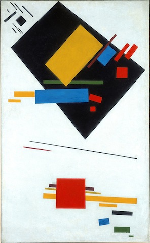 Kazimir Malevich, Suprematist Painting (with Black Trapezium and Red Square), 1915