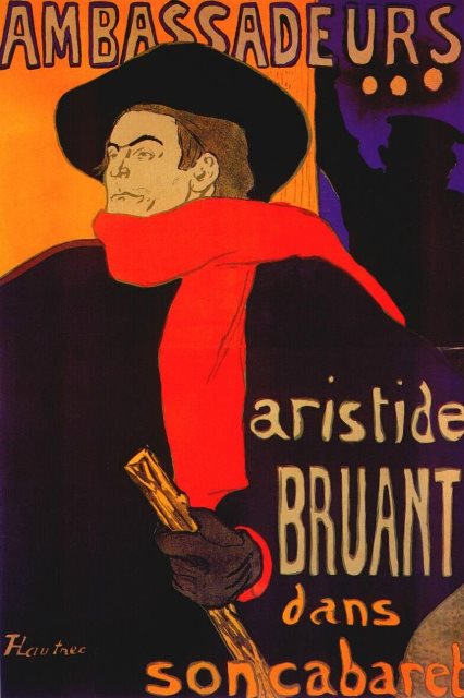 Toulouse-Lautrec 1892 Aristide Bruant
