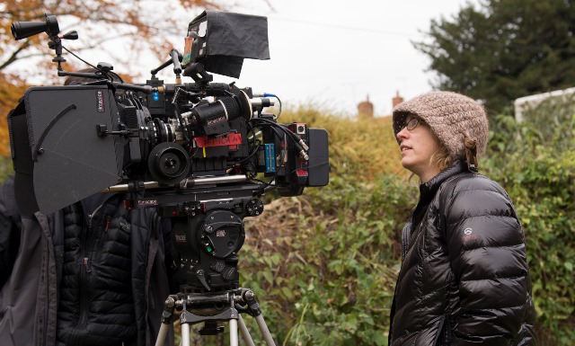 Carol Morley_on set The Falling