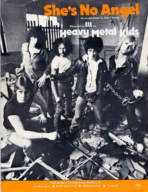 Heavy Metal Kids - The Albums 1974-76_song sheet