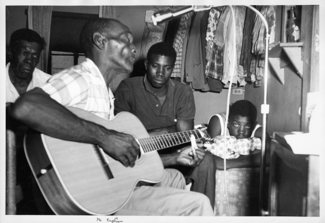 Mance Lipscomb and Family by Mack McCormick