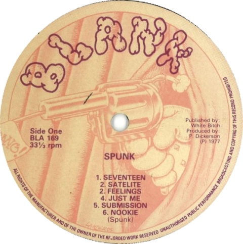 Sex Pistols Spunk label