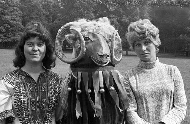 Shirley & Dolly Collins Woburn Festival 6 July 1968 Brian Shuel