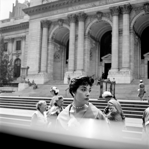 Finding Vivian Maier Woman Hat NY Public Library © Vivian Maier/Maloof Collection