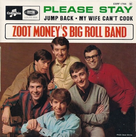 ZOOT MONEY'S BIG ROLL BAND PLEASE STAY FRENCH EP