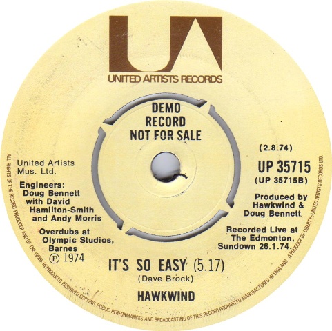 hawkwind_ It's So Easy