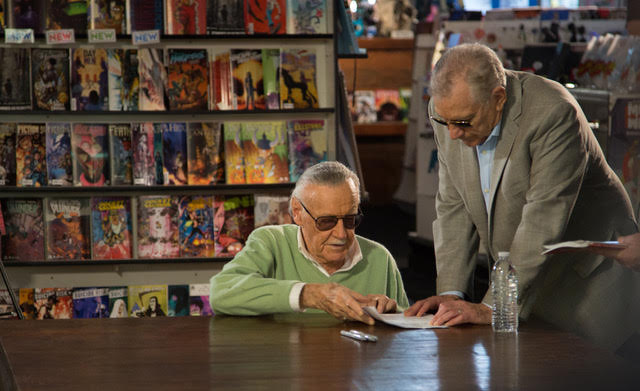 TV Producers Stan Lee and Gill Champion