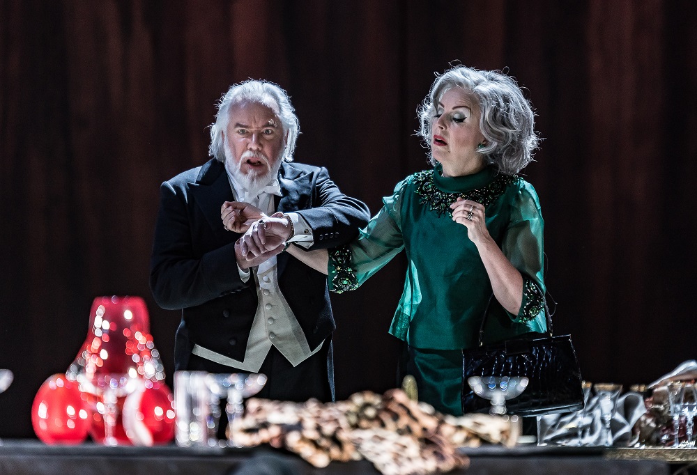 John Romlinson and Anne Sofie von Otter in The Exterminating Angel