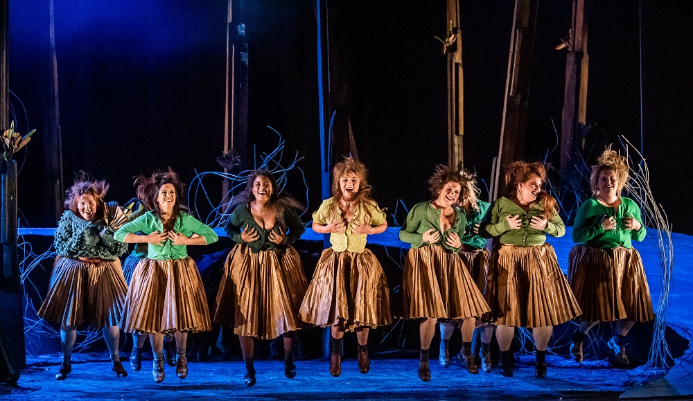 Wood nymphs in Act One of Glyndebourne's Rusalka