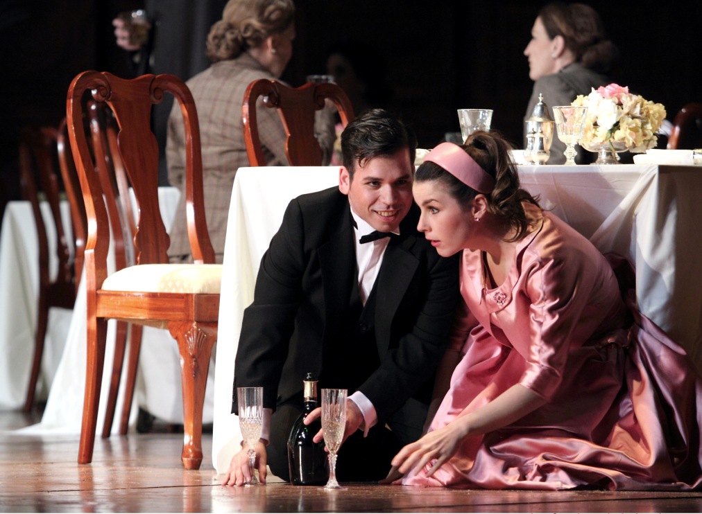 Anna Devin and Luis Gomes as Nannetta and Fenton in Royal Opera Falstaff