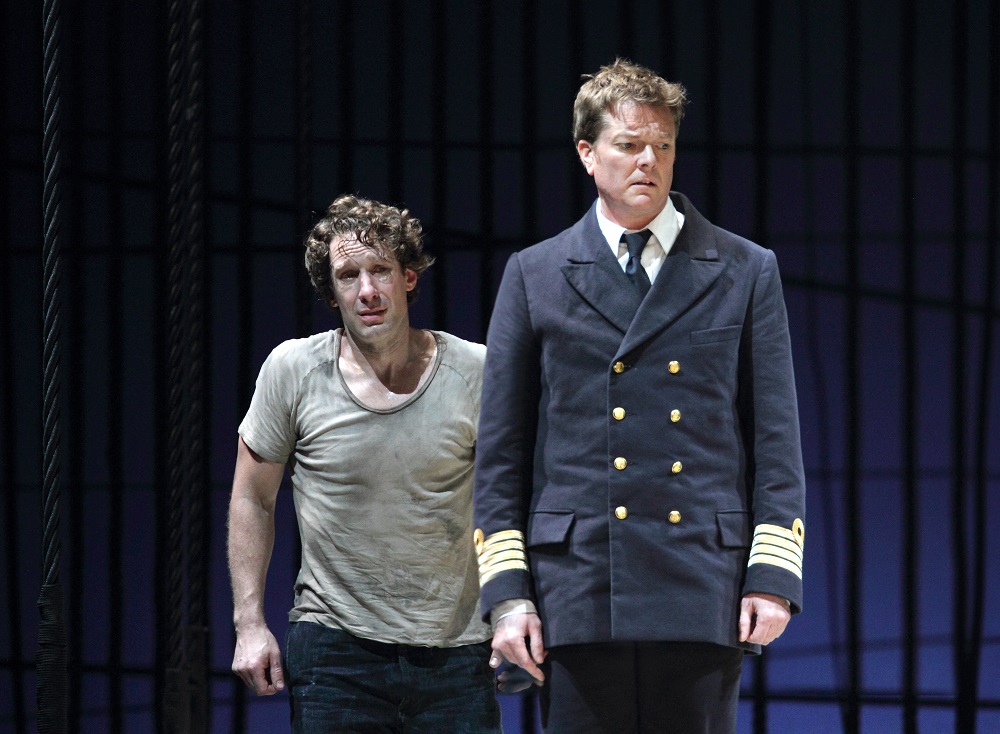 Jacques Imbrailo and Toby Spence in Royal Opera Billy Budd