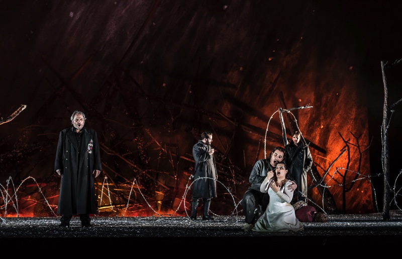 Scene from Royal Opera Il Trovatore