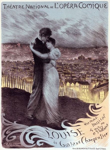 Poster for Charpentier's Louise