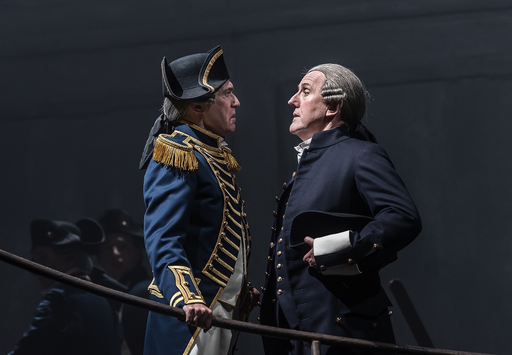 Alan Oke and Alastair Miles in Opera North Billy Budd