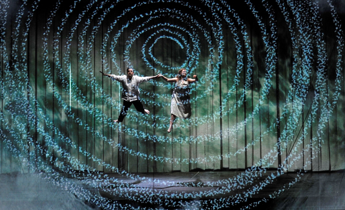 Scene from Mozart's The Magic Flute at ENO by Robbie Jack