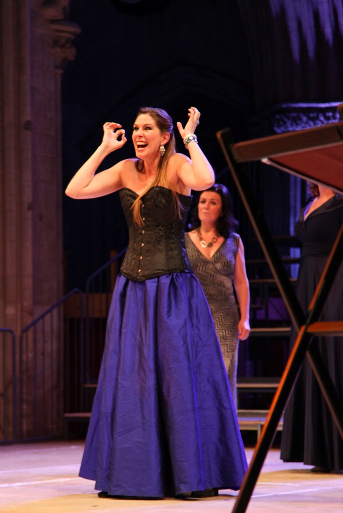 Anna Dennis as Pamina in Lichfield Cathedral's Magic Flute