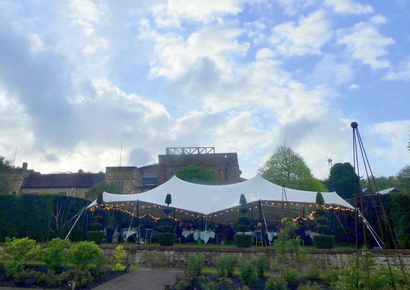 Tent at Glyndebourne