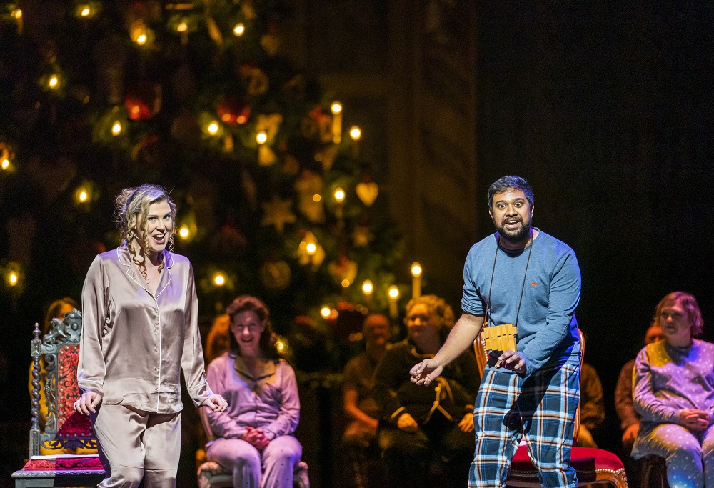 Alexandra Wood and Ross Ramgobin in The Magic Flute duet