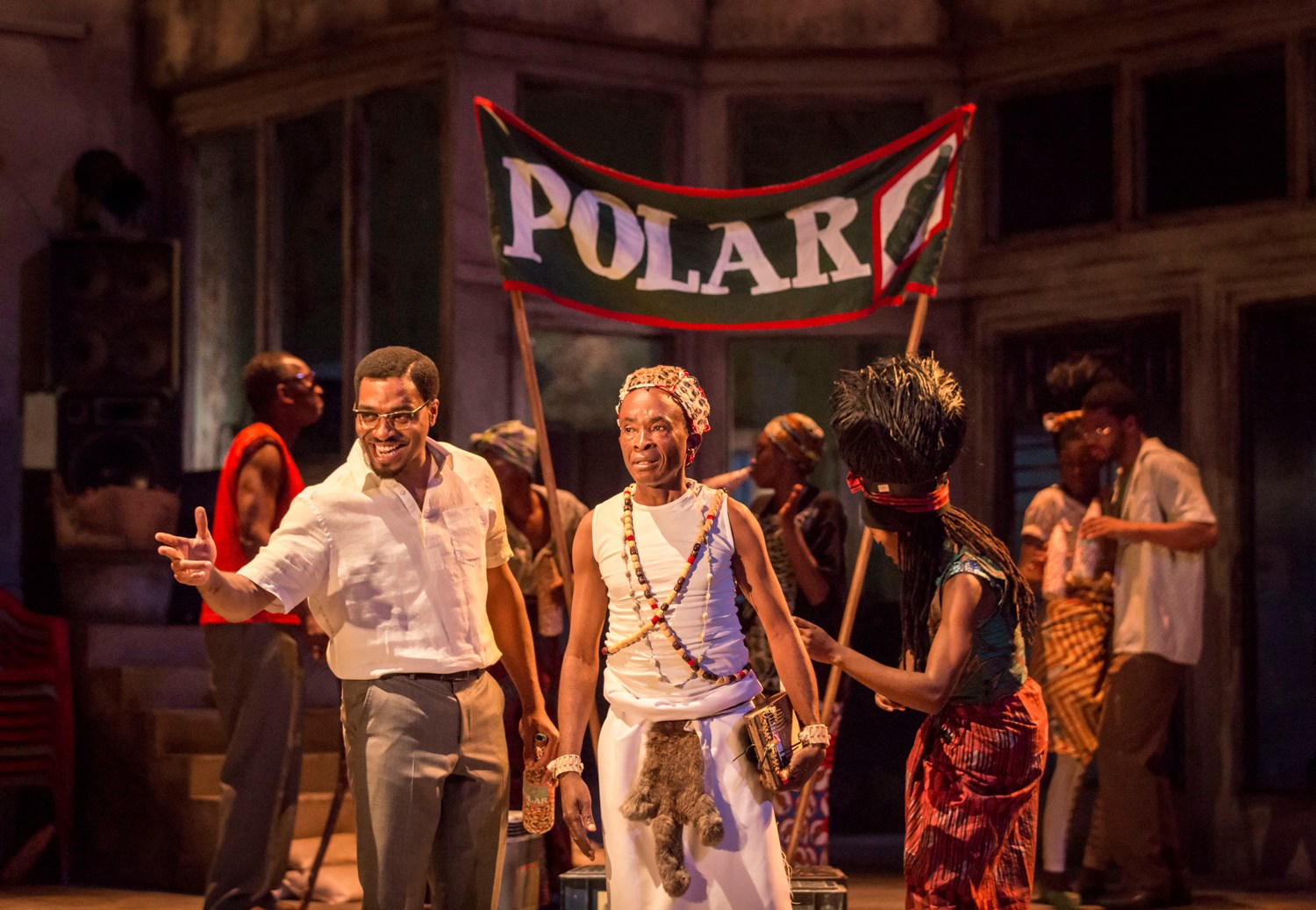 Production image from A Season in the Congo by Johan Persson