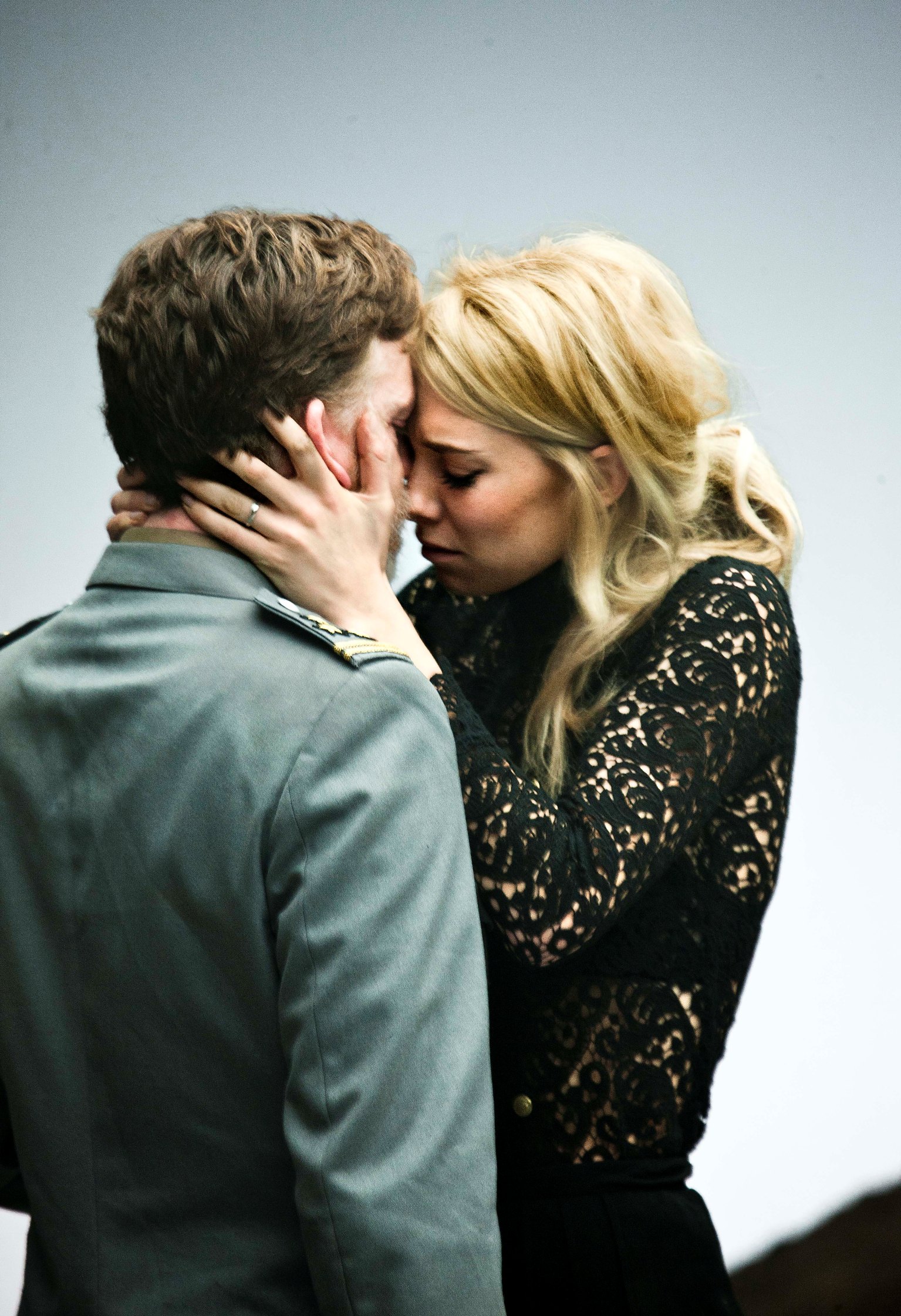 William Houston as Vershinin and Vanessa Kirby as Masha in the Young Vic production of Three Sisters