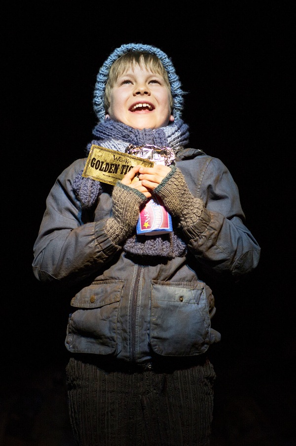 Jack Costello as Charlie in Charlie and the Chocolate Factory