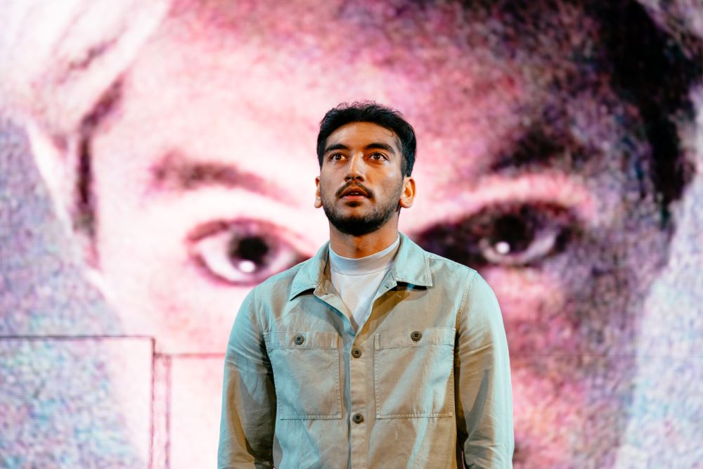 Nabhaan Rizwan in ANNA X at the Harold Pinter Theatre