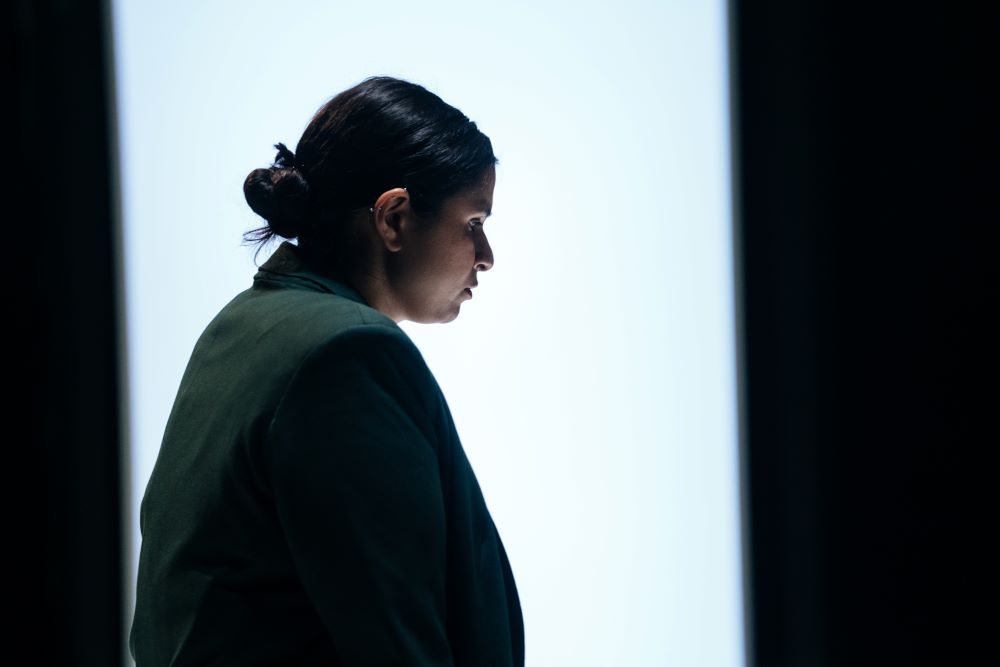 Zainab Hasan in 'Rice' at the Orange Tree Theatre