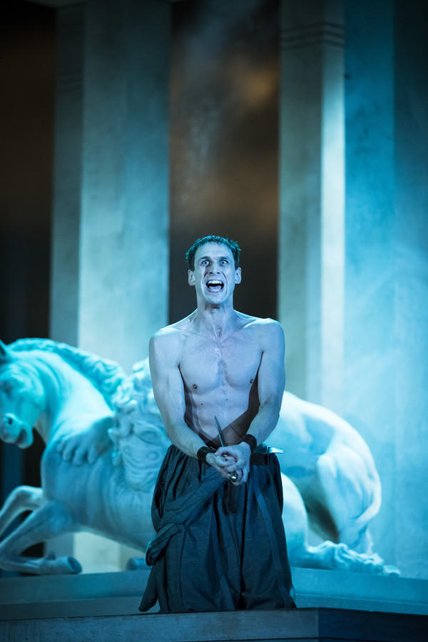 Martin Hutson as Cassius in RSC Julius Caesar