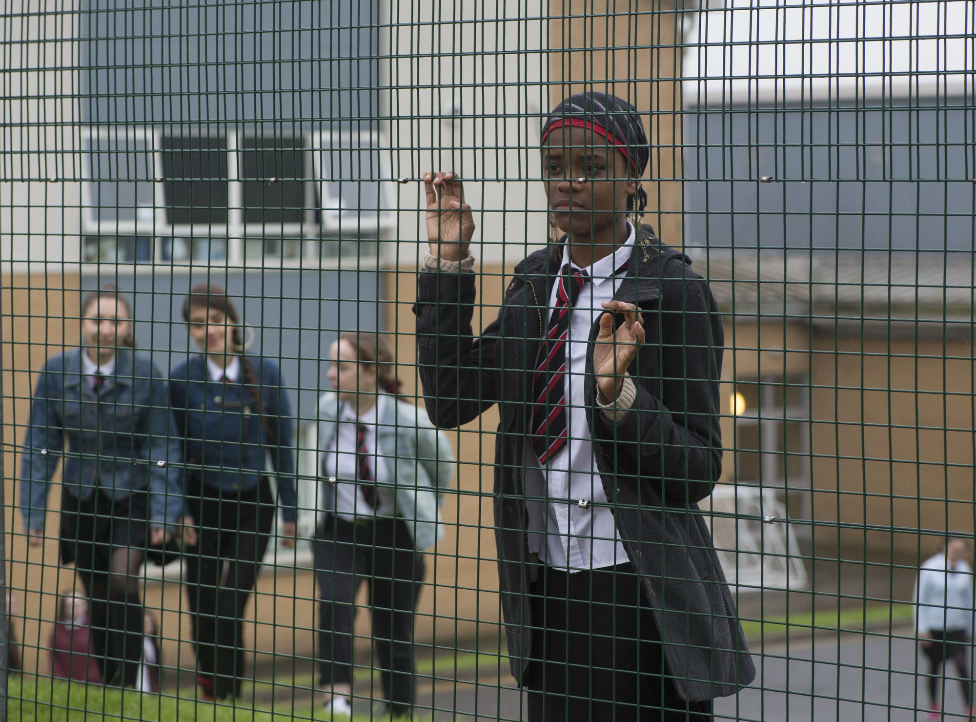 Letitia Wright as Amal in BBC Three's Glasgow Girls