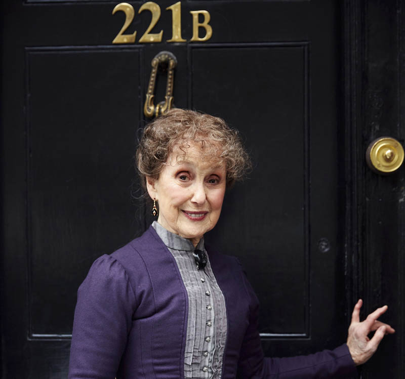 Una Stubbs as Mrs Hudson in Sherlock